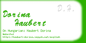dorina haubert business card